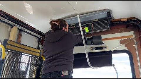 Removing the Air Conditioner on the Skoolie Shuttle Bus Conversion!