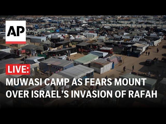 LIVE: View of Gaza as fears mount over Israel