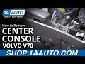 How to Remove Center Console 00-07 Volvo V70