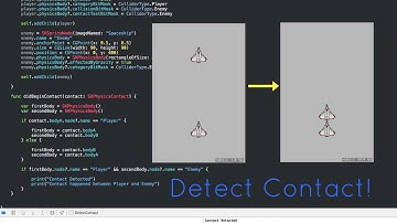 [Swift / SpriteKit Tutorial] - How to Detect Contact