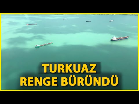 İzmit Körfezi Turkuaza Büründü, Değişim Uydudan Görüntülendi