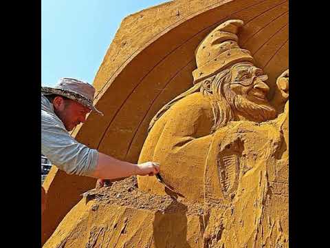 Video: How To Participate In The Sand Sculpture Festival In Belgium