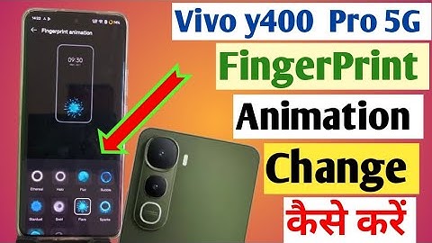 How to Change Fingerprint Animation in Vivo y400 Pro 5G/fingerprint animation change kaise kare
