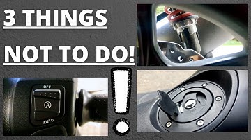 Piaggio Medley 125 - 3 things NOT to do!