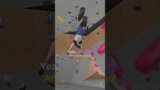 Is setting getting easier? V9 Dyno #climbing #indoorclimbing #climbinggym @BadWaterBouldering
