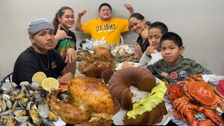 FAMILY THANKSGIVING DINNER | Cooking with Rona |#polytubers