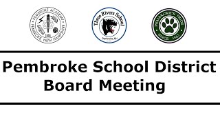 Pembroke School Board Meeting 11 04 2025