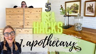 IKEA Rast Hack Series: APOTHECARY DRESSER WITH CASTORS | IKEA Dresser Makeover | 1st Out Of 5!