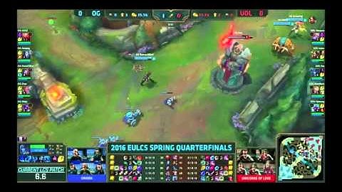 OG vs UOL - EU LCS Spring Quarterfinals | PowerOfEvil Fail ult