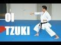 Oi zuki  karate forward punch  team ki