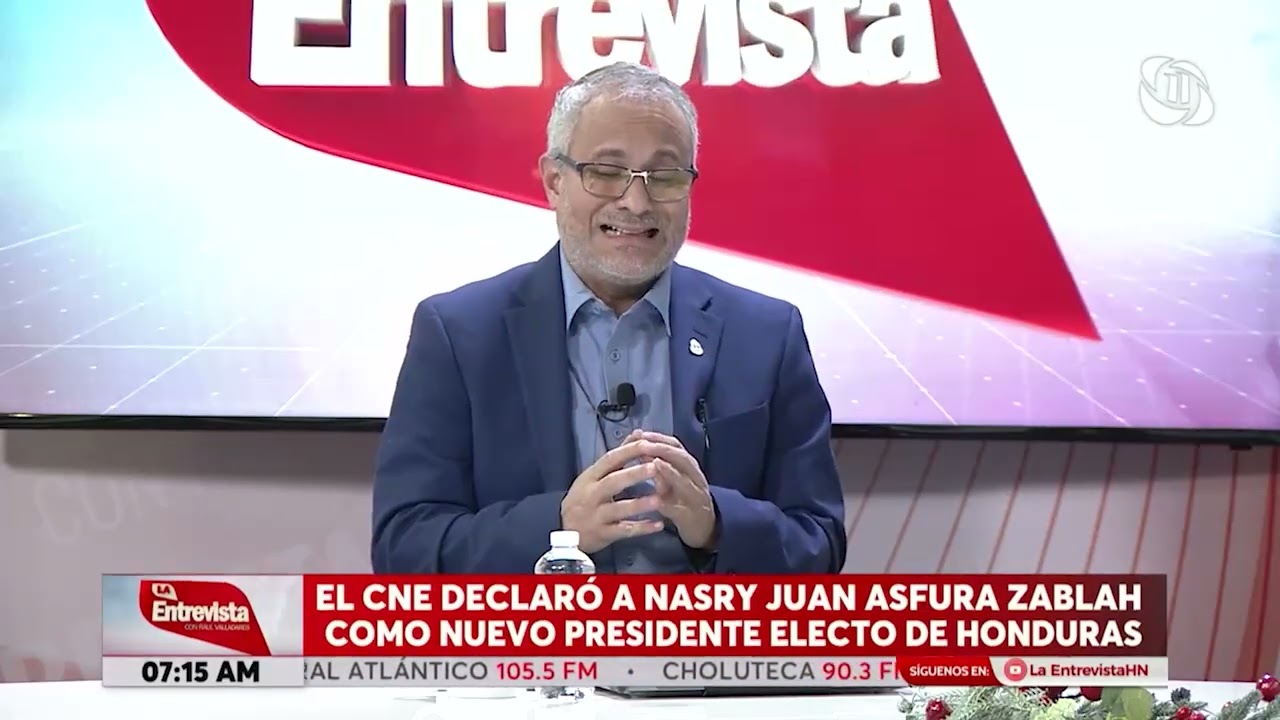 RAÚL VALLADARES LA ENTREVISTA HN 26/12/2025