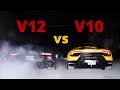 Lamborghini Cold Start Comparison - v12 vs v10