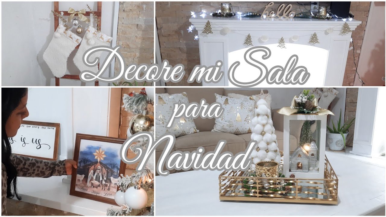 Decore la Sala para Navidad🎄⭐||Blanca Navidad ❄