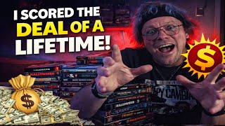 I SCORED THE DEAL OF A LIFETIME! Massive Horror DVD & VHS Haul