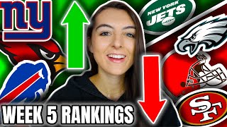 NFL Power Rankings Week 5 (2021)