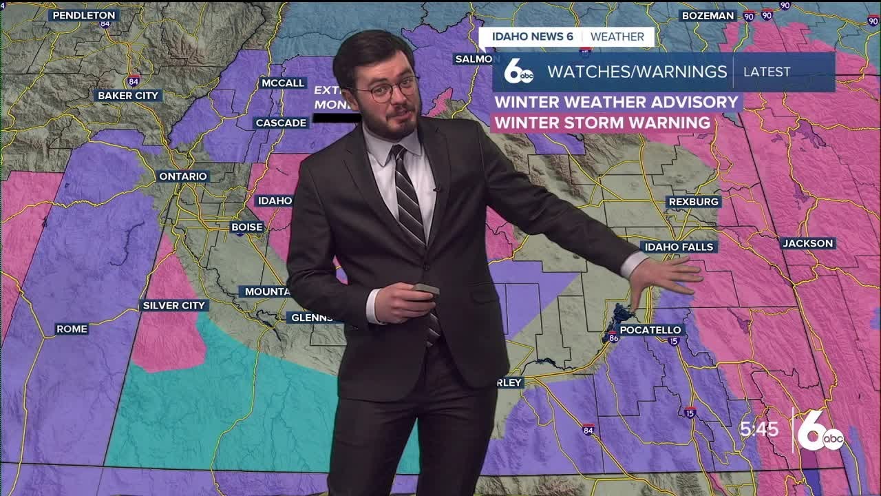 Winter warnings and advisories extended for the mountains - YouTube