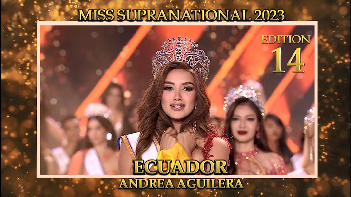 ⚡⚡MISS SUPRANATIONAL 2024!!!🎉