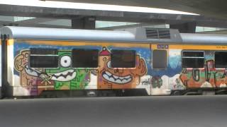 CP 592 DMU 592-118 departs Porto Campanha on a northern regional service