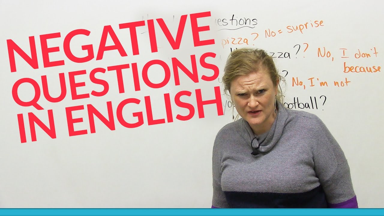 Learn Grammar: Negative Questions in English
