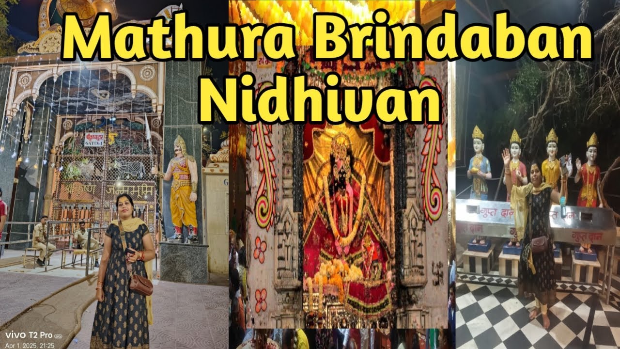 Places to visit in Mathura and Brindaban |  #mathura #mathuravrindavan #nidhivan #travel #hindivlogs