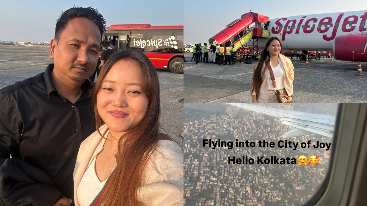 Hello Kolkata / Flying into the City of Joy 🌆✈️ / Siliguri to Kolkata /Prava Rai🥰