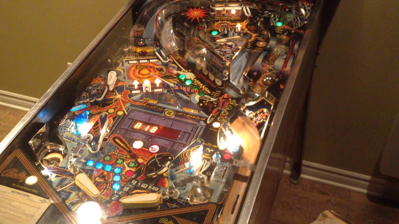 Bally Vector running Oliver V10 Home ROM - YouTube