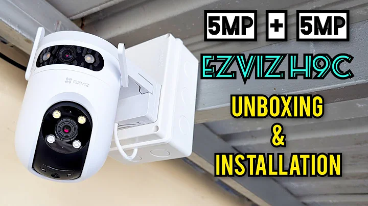 BEST CCTV Camera - Ezviz H9C 5MP 💥 - Unboxing & Installation #trending #diy #cctv #camera #ezviz
