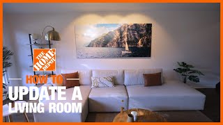 Travel-Inspired Living Room with the McCormicks | The Home Depot