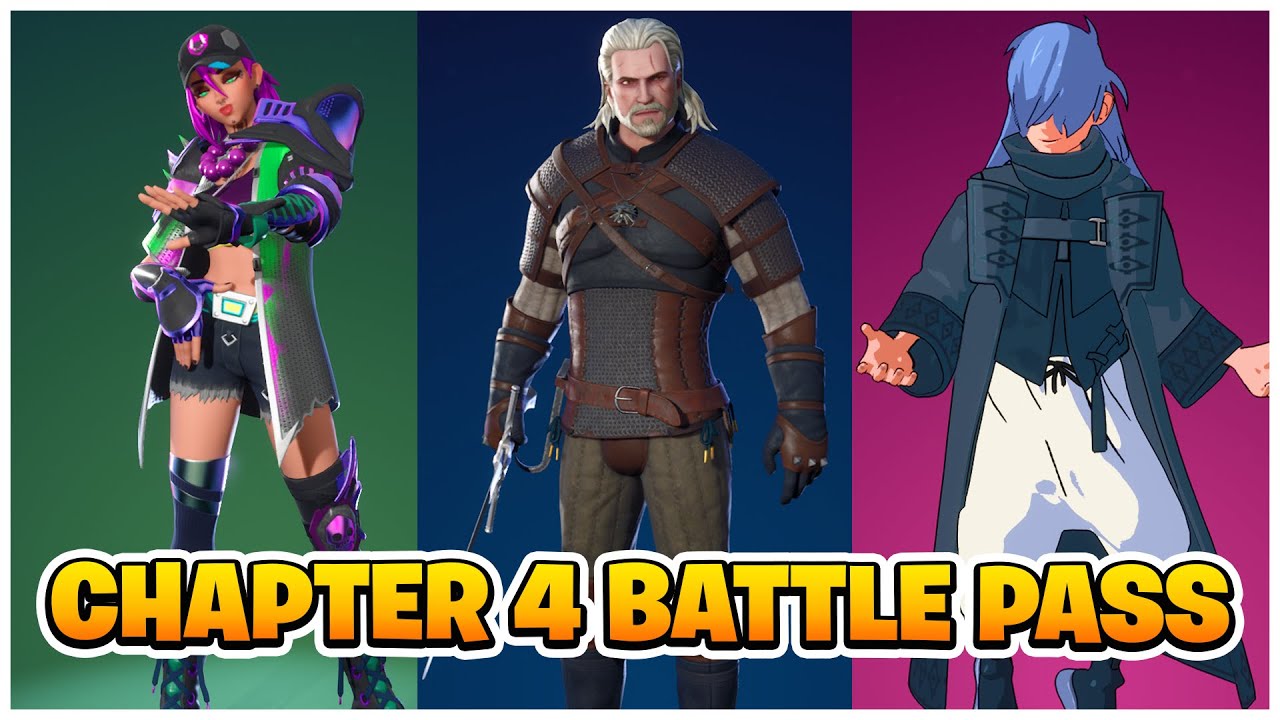 Fortnite Capítulo 4: Nezumi, Geralt e todas as skins do novo passe