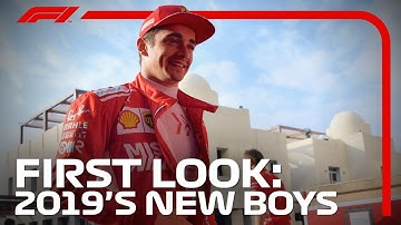 F1 2019 First Look: Drivers In New Cars And New Overalls In Abu Dhabi