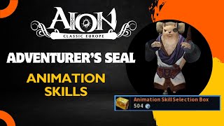 Unlock Animation Skills With Aion Classic Europe 3.0 Adventurer's Seal Box
