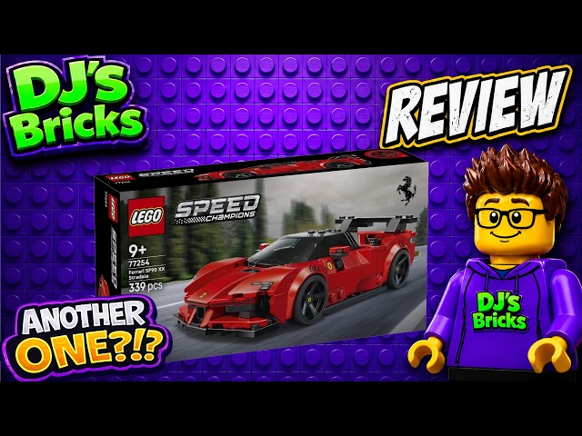 ぷりんページ The Red Ferrari return to LEGO Speed Champions! #77254 #review