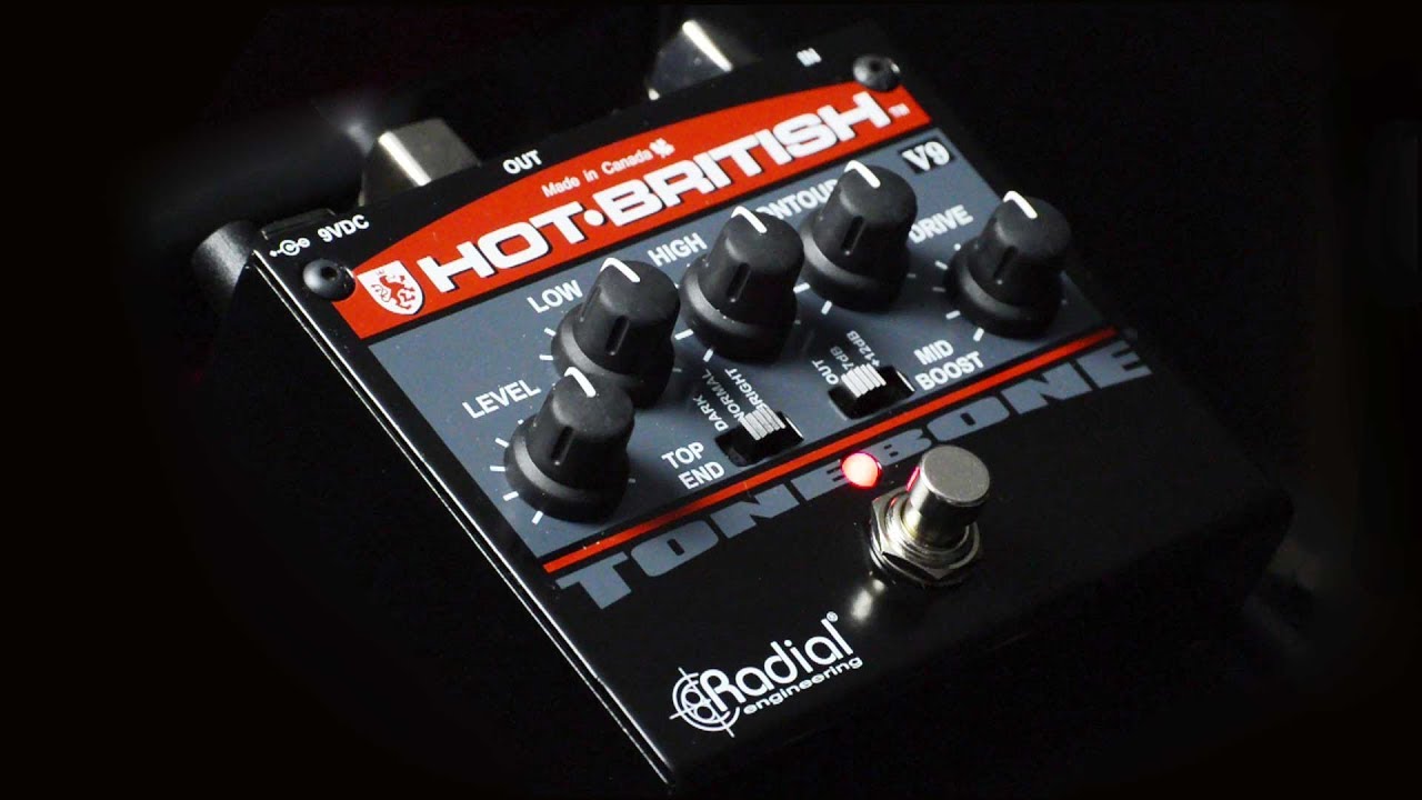 Radial Engineering Hot-British V9 High Gain Plexi-Style Distortion