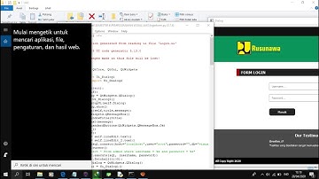 Tutorial Membuat Tampilan (Visual) Aplikasi Menggunakan QT Designer, Python, MySql & PyQt5 | Ruslan