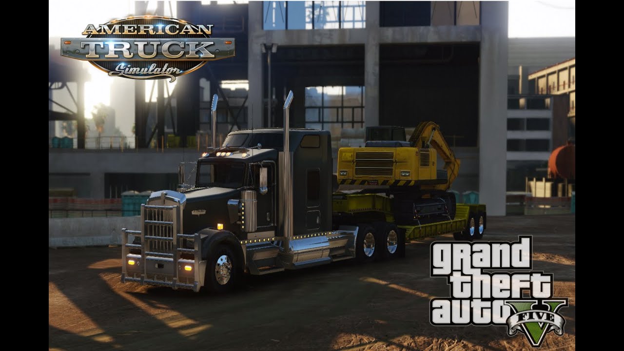 American Truck Simulator Multiplayer Mod in Grand Theft Auto V (ATS in