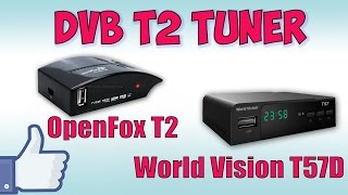 OpenFox T2-Mini IR ♦ World Vision T57D AC3♦ Распаковка DVB T2 тюнеров