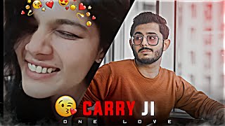 CARRY JI 😍 || One Love (Shubh) Carry Minati Status || One Love Shubh Edit ||