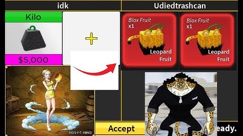 Kilo to leopard Massive W trades Blox fruits part 3(Roblox)