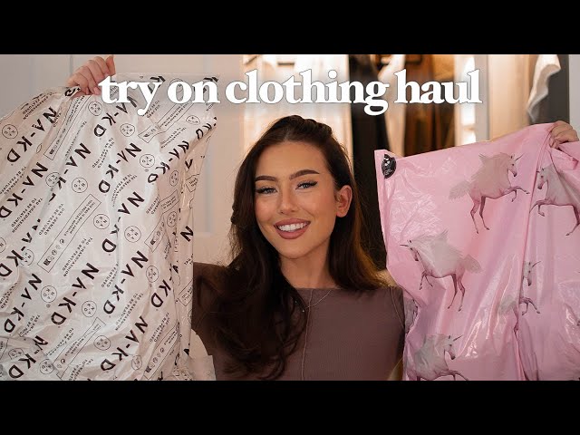 HUGE SPRING PRETTY LITTLE THING CLOTHING TRY ON HAUL! 