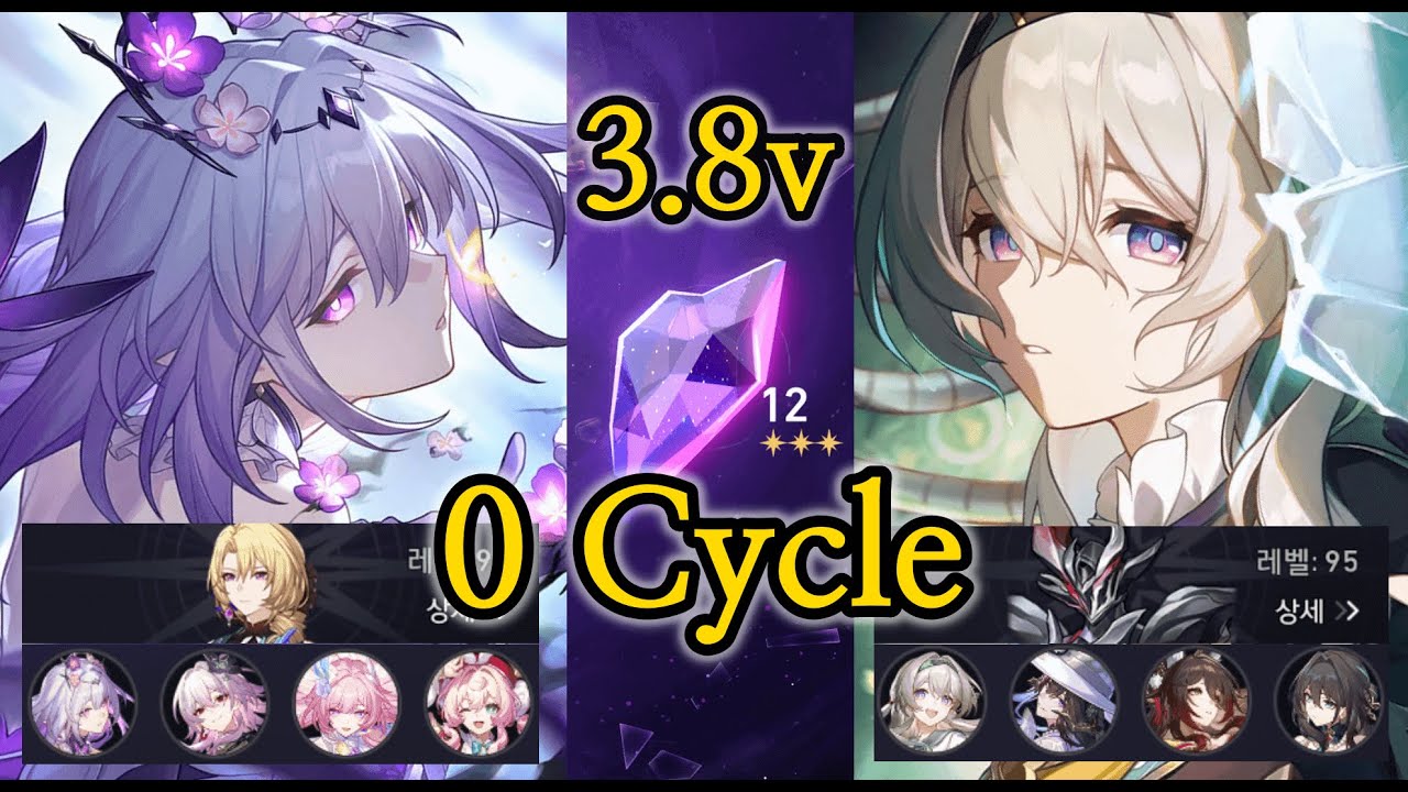 [스타레일] 공격할 틈도 없이 끝내버리는 파티｜3.8v 혼돈 0라클