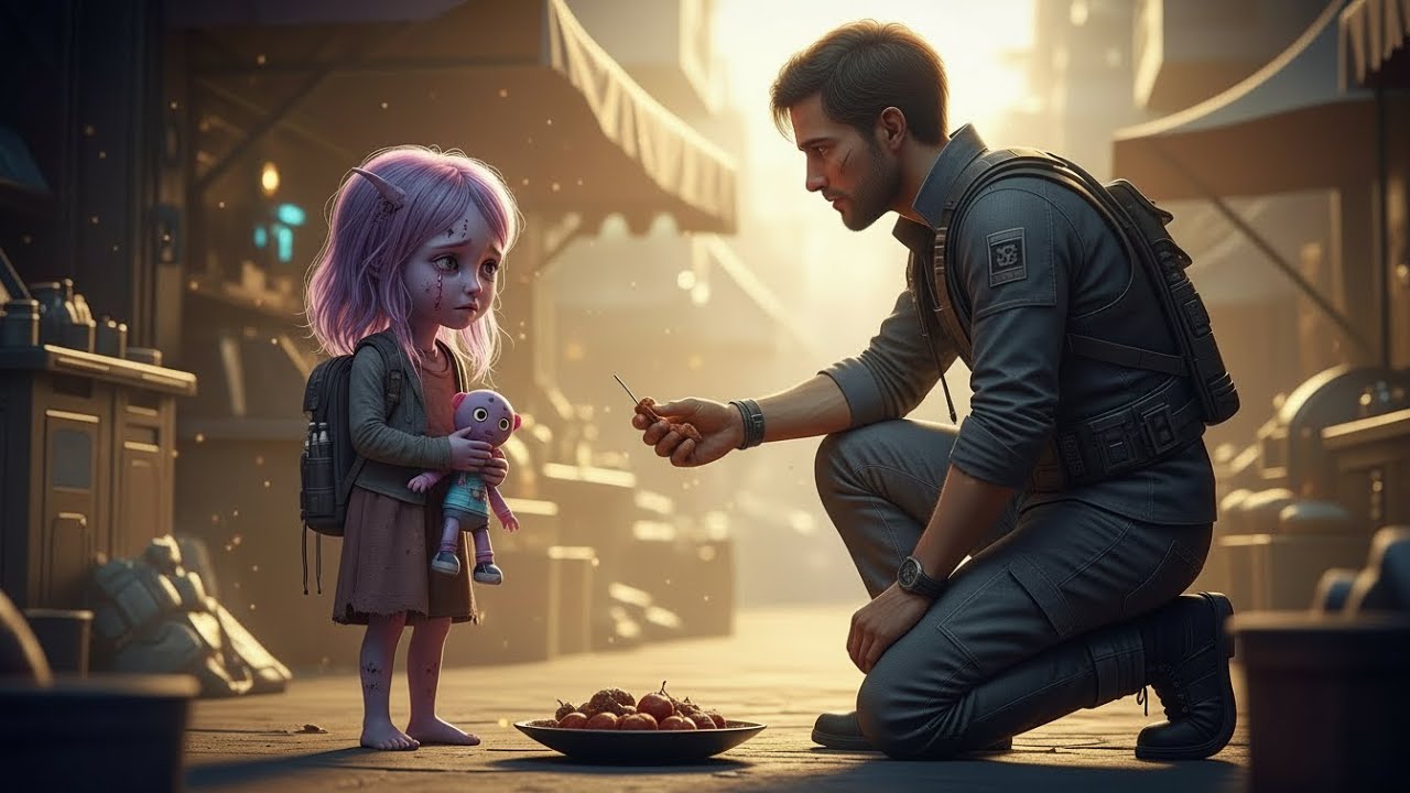 «Она пыталась продать игрушку за еду, пока её не купил человек, чтобы накормить инопланетную дево...