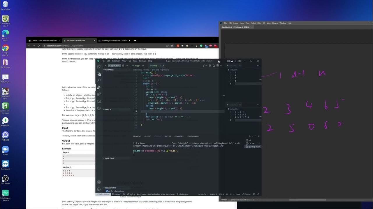 Educational codeforces round 135 screencast abcd youtube