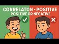 COORELATION - POSITIVE AND NEGATIVE