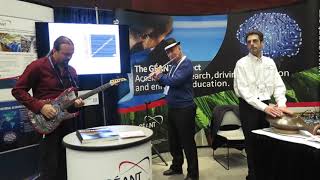 Data sonification and live music at SC15
