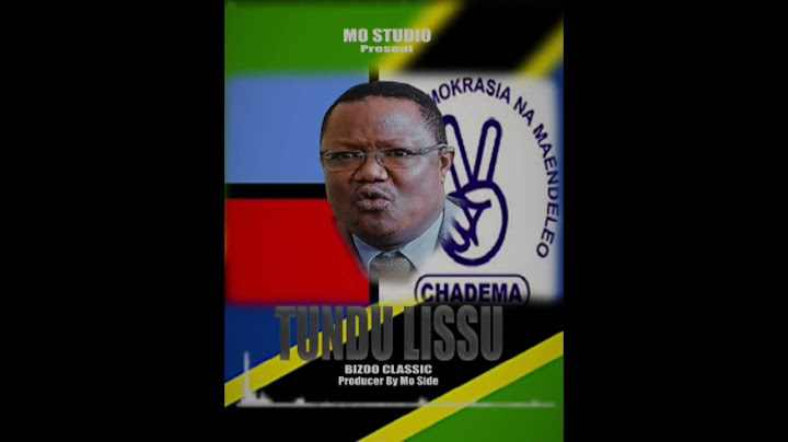Kijana akimsifia Tundu lissu