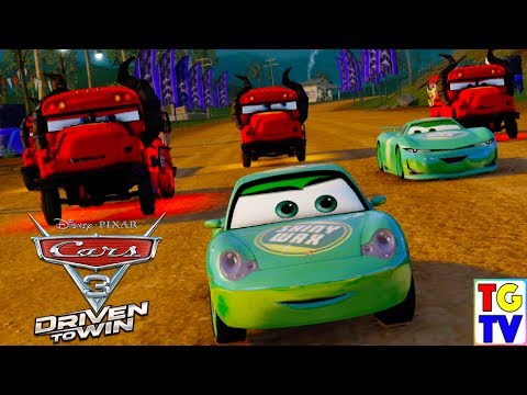 Cars 3 Driven to Win Gameplay 4 Miss Fritters Team Rusteze vs Team ...