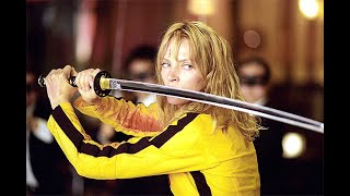 Uma Thurman \& Daughter, 9, Rock Matching ‘Kill Bill’ Jackets 17 Years After She Starred In The Movie