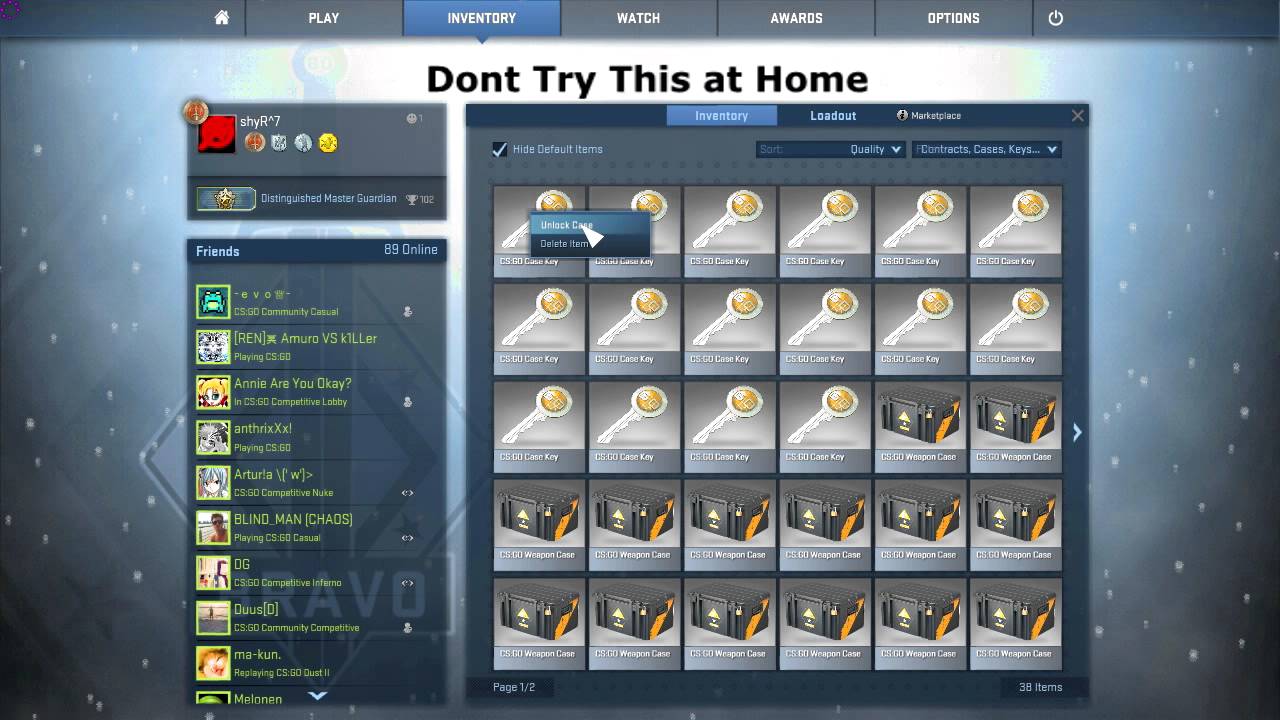 CSGO Box Opening! YouTube