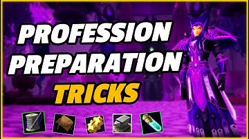 TBC 300+ Profession leveling tricks - burning crusade classic
