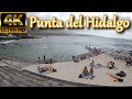 TENERIFE 4K | WALK - Natural Pool Punta del Hidalgo [Incredible Place in Tenerife North] 🤗 Augt 2021
